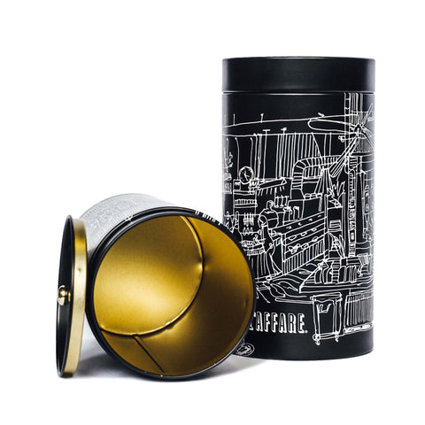 COFFEE TIN - BLACK